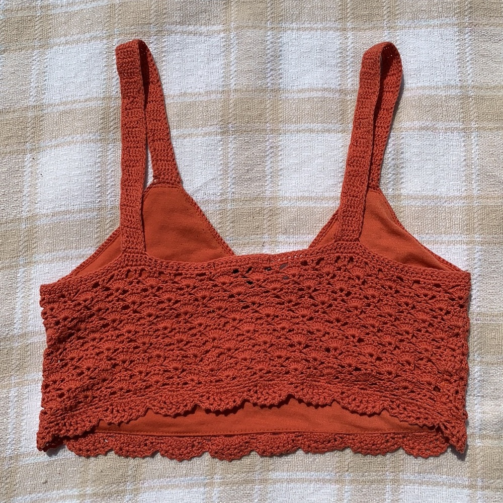 Forever 21 Crochet Knit Cropped Tank - Picture 4 of 5